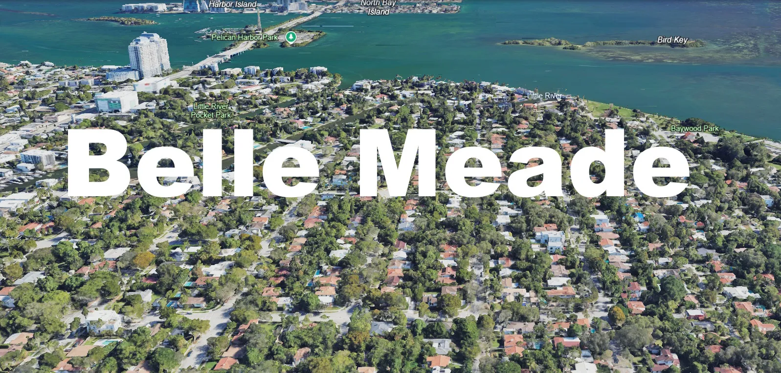 Entrance gate to Belle Meade in Miami’s Upper Eastside